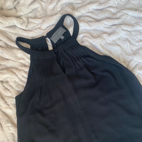 ANTHRO Sunday in Brooklyn Pintucked Halter Top - Picture 4 of 6